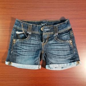Dark Blue Jean Shorts
